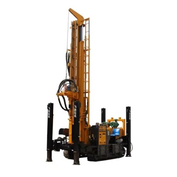 Crawler Hydraulic Rotary DTH Water Well Drilling Rig for 400m Depth