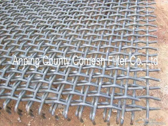 Stainless Steel Hooked Woven Wire Screen Mesh