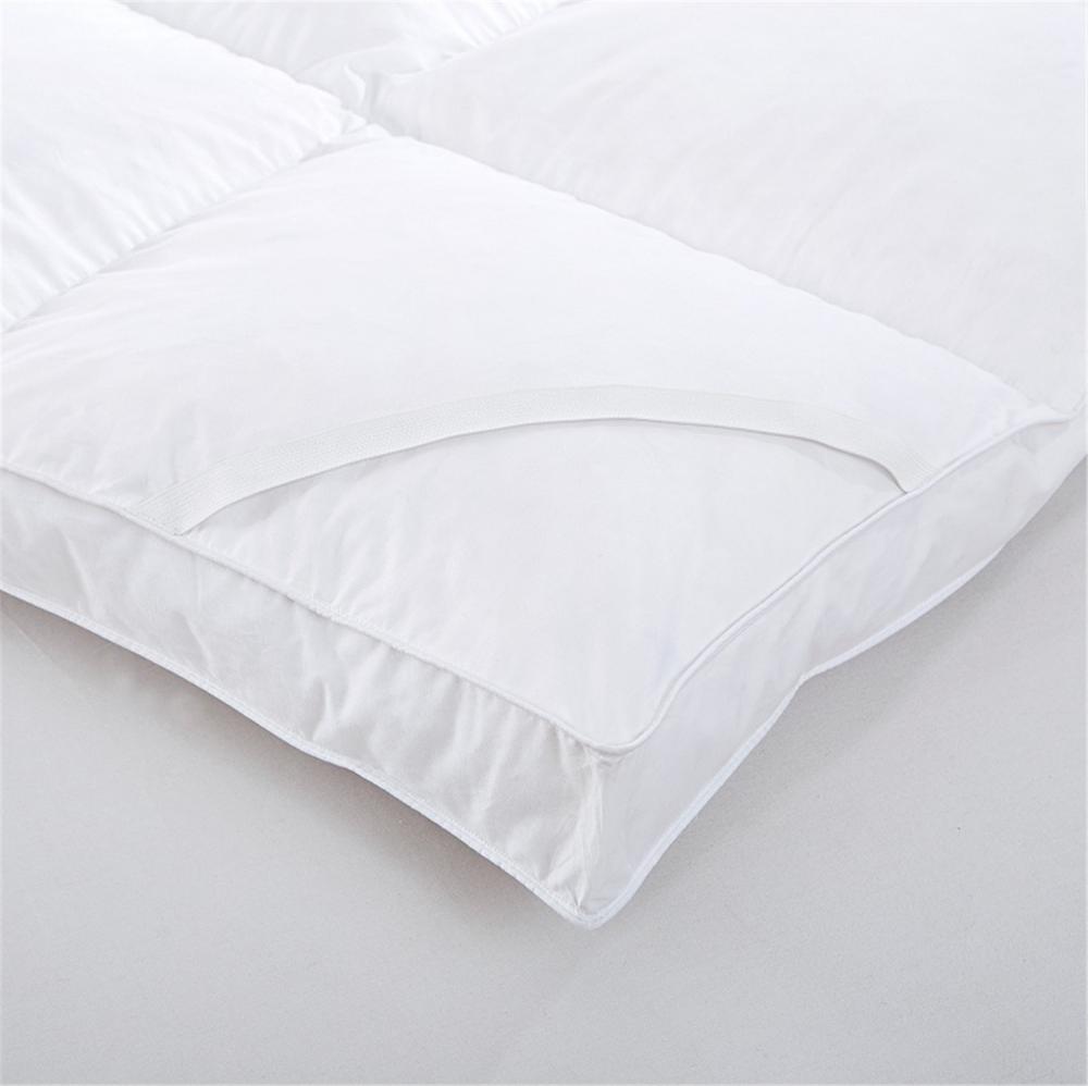 5star hotel bed microfiber filling mattress cover pad