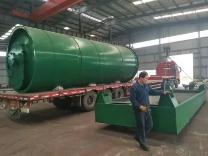 waste rubber pyrolysis  oil output pyrolysis machines