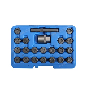 China Supplier Automotive Tools 22Pcs Special Wheel Nut Socket Tool Set for Audi