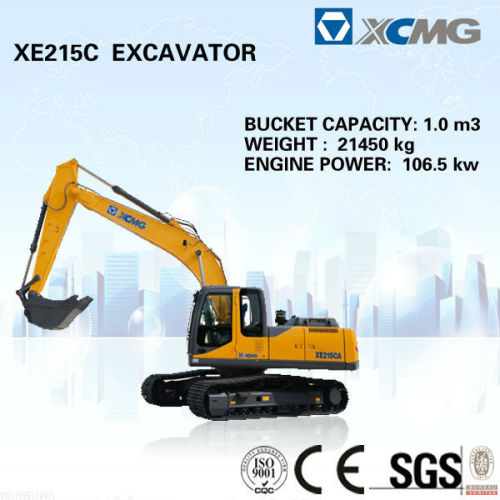 XCMG 215C of excavator machinery