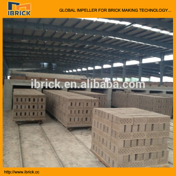 Fully automatic brick production line red brick dryer chamber with tunnel kiln project