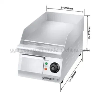 Good Quality Commercial Snack Machine Electric Smooth Griddles