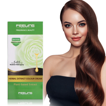 24 Warna OEM Home Gunakan diy permanen herbal rambut krim warna - pirang