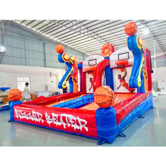 Carnival Shooting Stars Inflatable Basketball Hoop