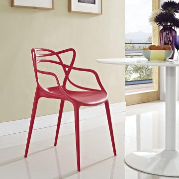 Modern Plastic Arm Chair for Outdoor Use