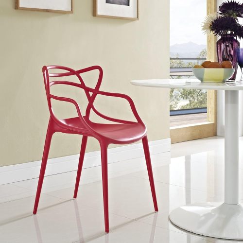 Modern Plastic Arm Chair for Outdoor Use