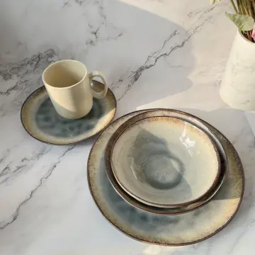 New style colorful reactive glazed tableware