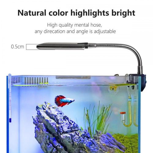 Lampes à LED d&#39;aquarium tuyau en spirale métallique
