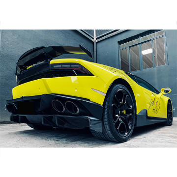 DM Style FRP Rear Lip Diffuser for Lambo Huracan LP610
