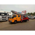 Nacelle articulée de 28 m montée sur camion