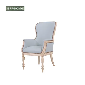 BFPHome Imported Hard Wood Velvet Fabric Luxury French Style Living Room Chair Sets