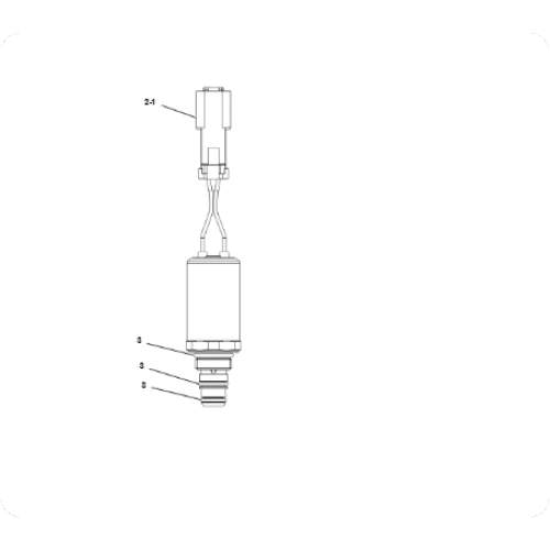 Wheeled excavator M322C cable 3193811/319-3811