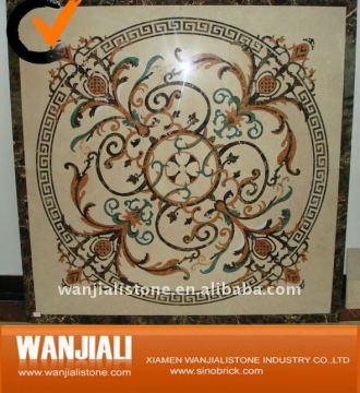 Marble Floor Medallion Pattern