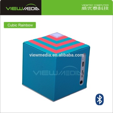 Sound Quality technology 2017 Viewtec Cubic Rainbow led Bluetooth Speaker