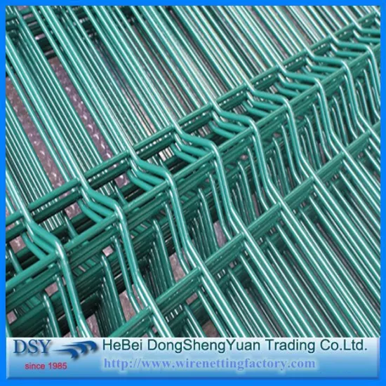 Dark Green Decorative garden welded wire mesh fencing