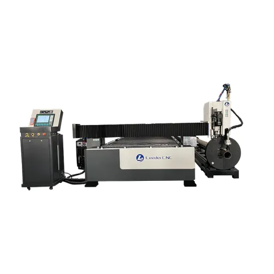 China Leader CNC H-Type Stainless Steel and Iron Pipe Plasma Cutting Machine for 220mm Square Tubes