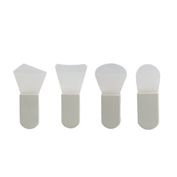 Factory Wholesale High Quality Short Handle Portable Makeup Tools Silicone Mini Mask Brush Mask Scraper