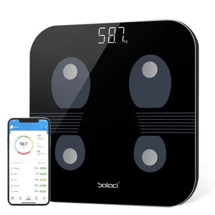 180kg Digital Human Scale with LED Display, Body Fat Monitor & Electronic Weighing Scale