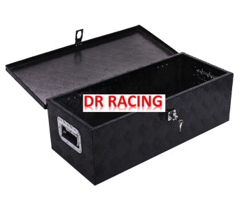 Aluminum Pickup Truck Trunk Flat Bed Tool Box Storage with Lock
