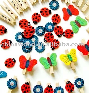 Wooden Decoration Pegs