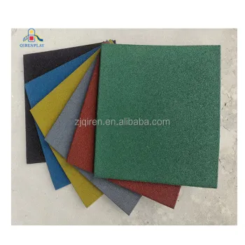 Factory Wholesaler Safe Outdoor Floor Tiles: Recycled Rubber Playground Tiles