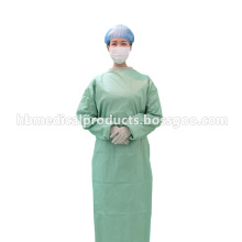 Disposable sterile operating gown