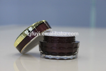 Acrylic Shine Round Beauty Cosmetic Jar Packaging 15g 30g 50g