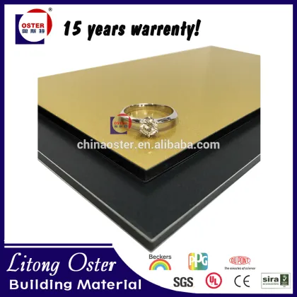 Litong Oster bathroom plastic wall panels corrugated sandwich panel aluminum composite panel