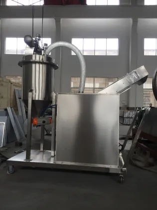 Vacuum transfer system vacuum conveyor for powder