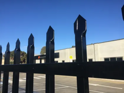 Galvanized Ral Color Powder Coated Metal Picket Fence