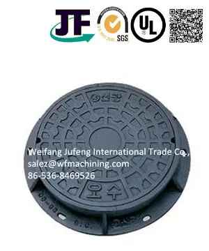 Customized Sand Casting Foundry Manhole Cover with Machining