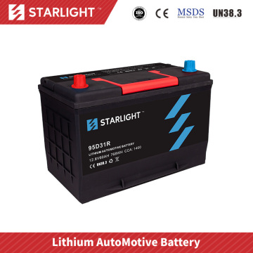 12V 95D31R Lithium Ion Car Battery(Standard type)