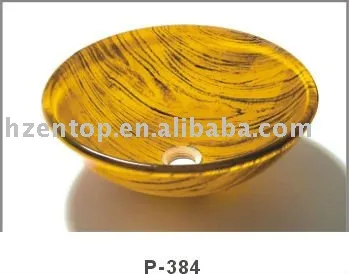 Modern glass wash basin