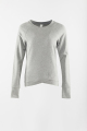 Pullover da allenamento grigio lavorato a maglia