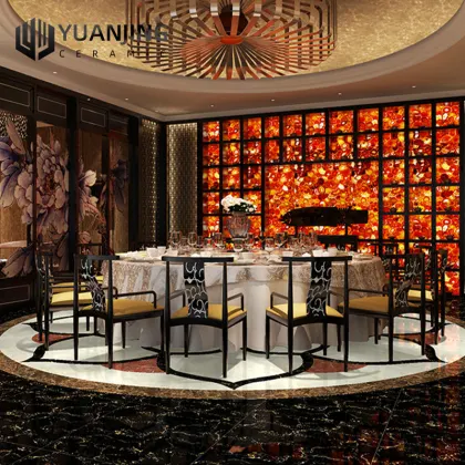 Marble-Look Porcelain and Ceramics Luxury Tiles for Bathroom Flooring and Walls