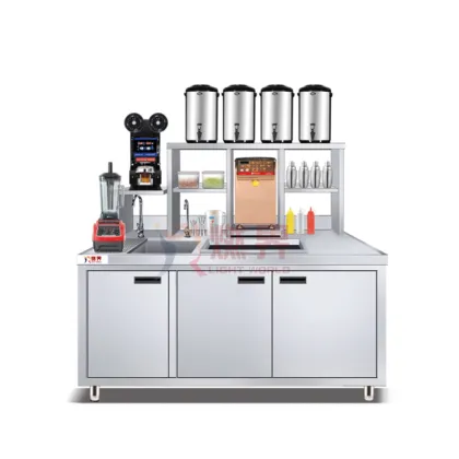Complete Bubble Tea Equipment Bar: Milk Tea Counter for Bubble Tea Shops