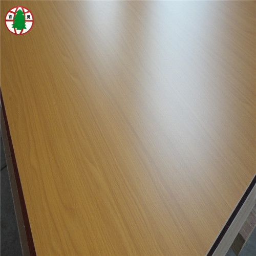 Tablero mdf laminado melamina para gabinete