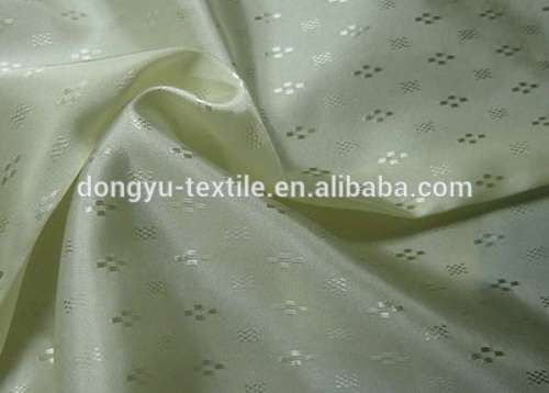 Polyester Satin and Soft Jacquard Fabric