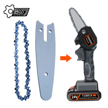 4-inch chainsaw blade and guide for 24V Lithium Battery Portable Electric Pruning Saw Rechargeable Electric Saws Woodworking