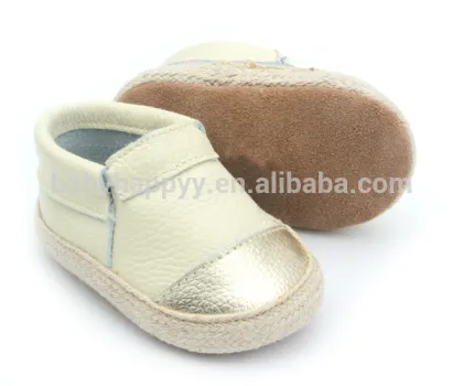Factory suppliers baby high top walking shoes kids leather shoes