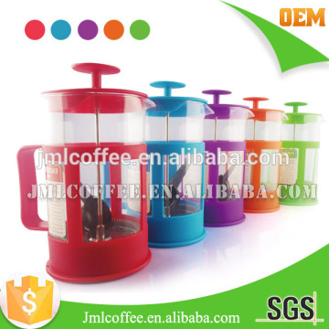 multicolor cafetiere coffee plunger customized color coffee pot customized color plastic coffee press