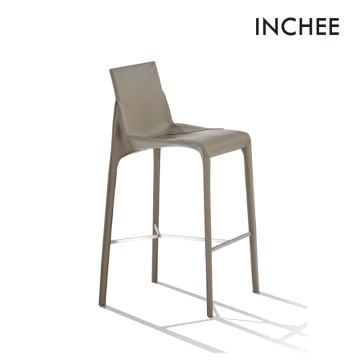 Moderne stijl armloze stoelstoel met metalen benen