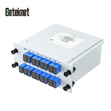 OEM Fibre Optical Splitter 1x16 Box Assembled SC UPC PLC Splitter
