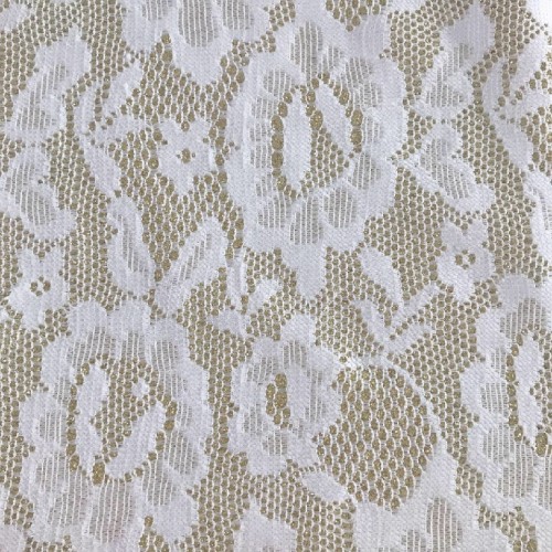 Poly Bonded Lace Fabric Gestrickt