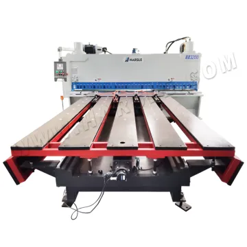 CNC Guillotine Shearing Machine 8X3200: Front Feeding Hydraulic Shearing Solution