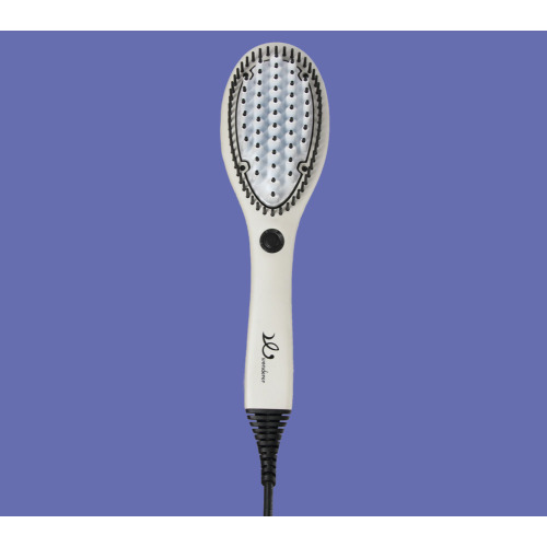 Hair Straightening White Handy Brush