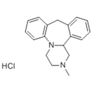 Dibenzo[c,f]pyrazino[1,2-a]azepine,1,2,3,4,10,14b-hexahydro-2-methyl-, hydrochloride (1:1) CAS 21535-47-7