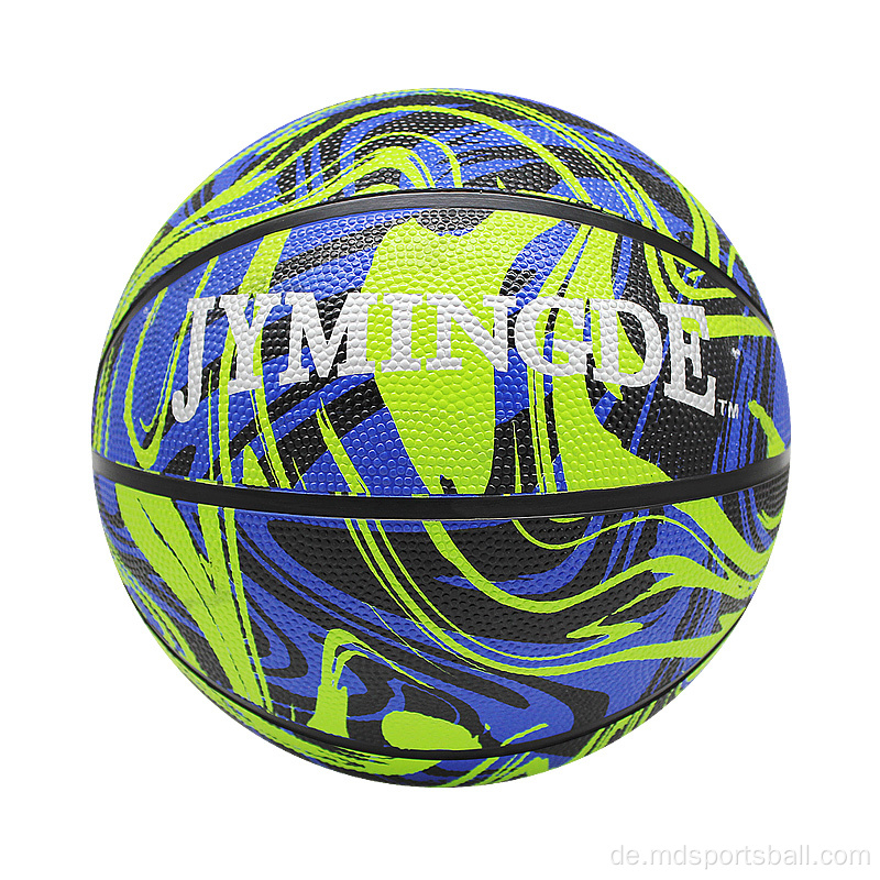Outdoor -Basketballbasketball Größe 5 Custom gedruckt